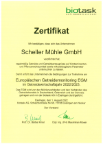 EGM Zertifikat