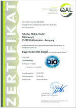 Bayrisches Bio Zertifikat