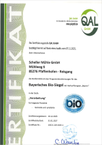 Bayrisches Bio Zertifikat